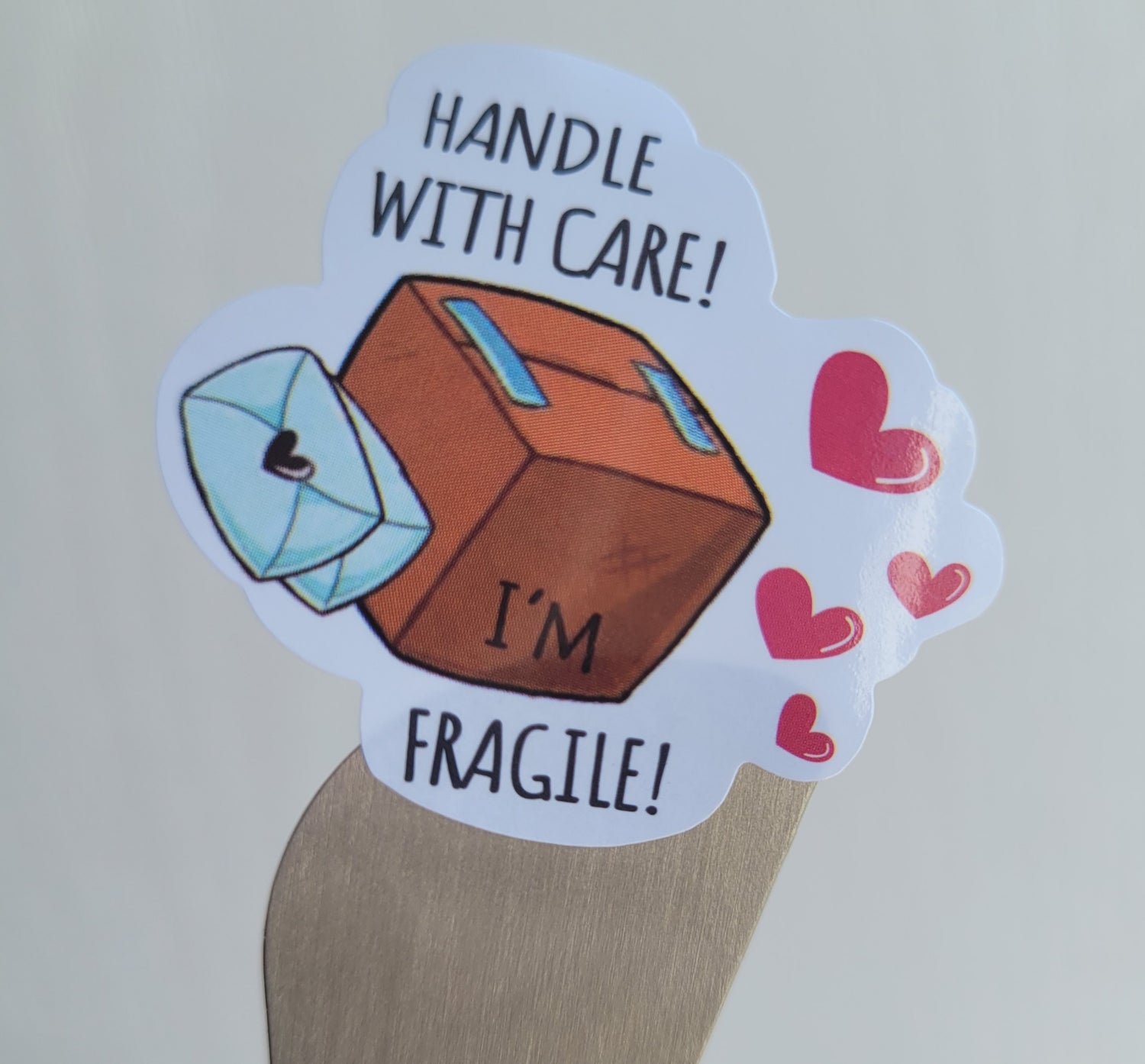 100 Stickers Prediseñado Handle with Care