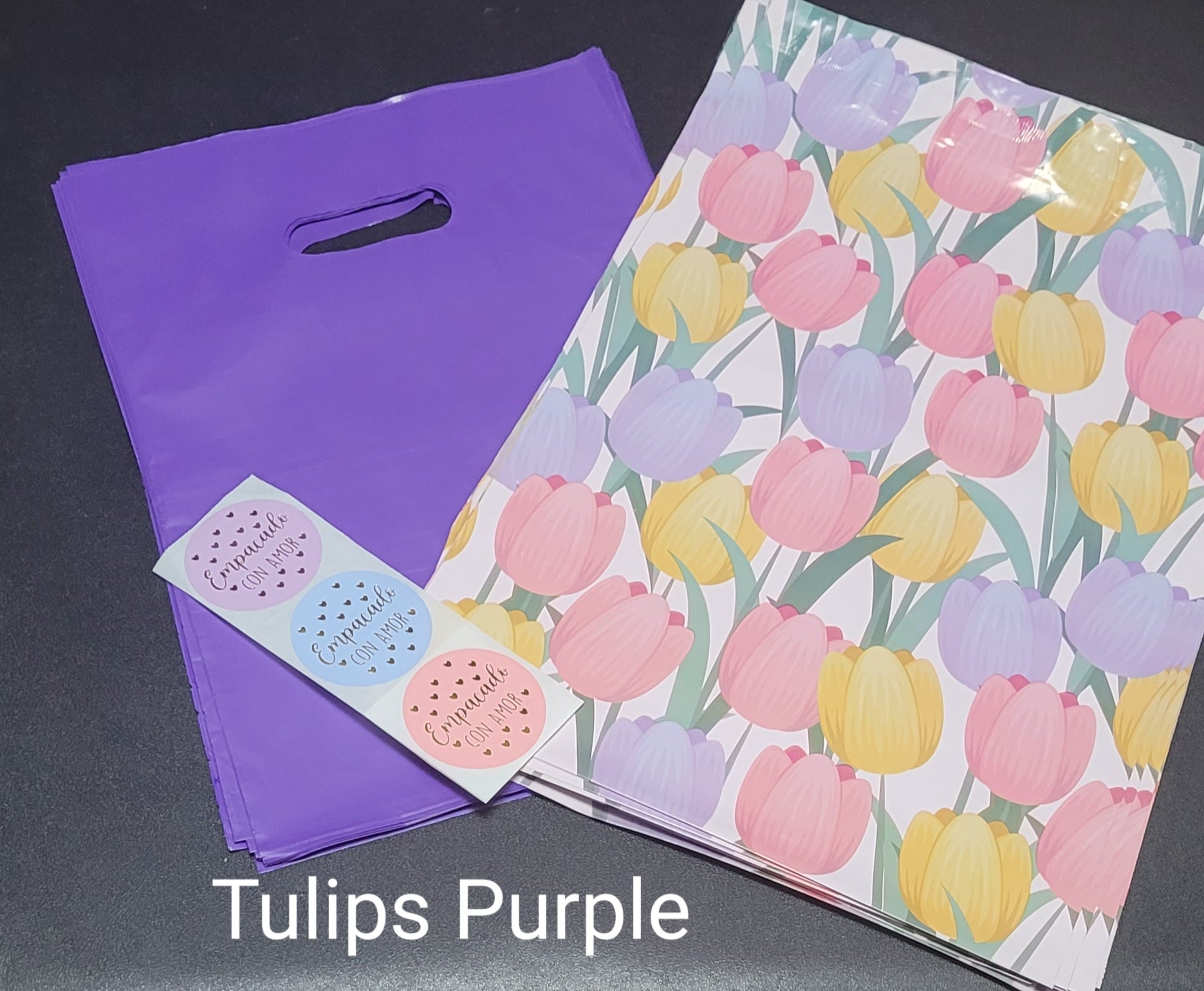 Combos Tulips Pink or Purple