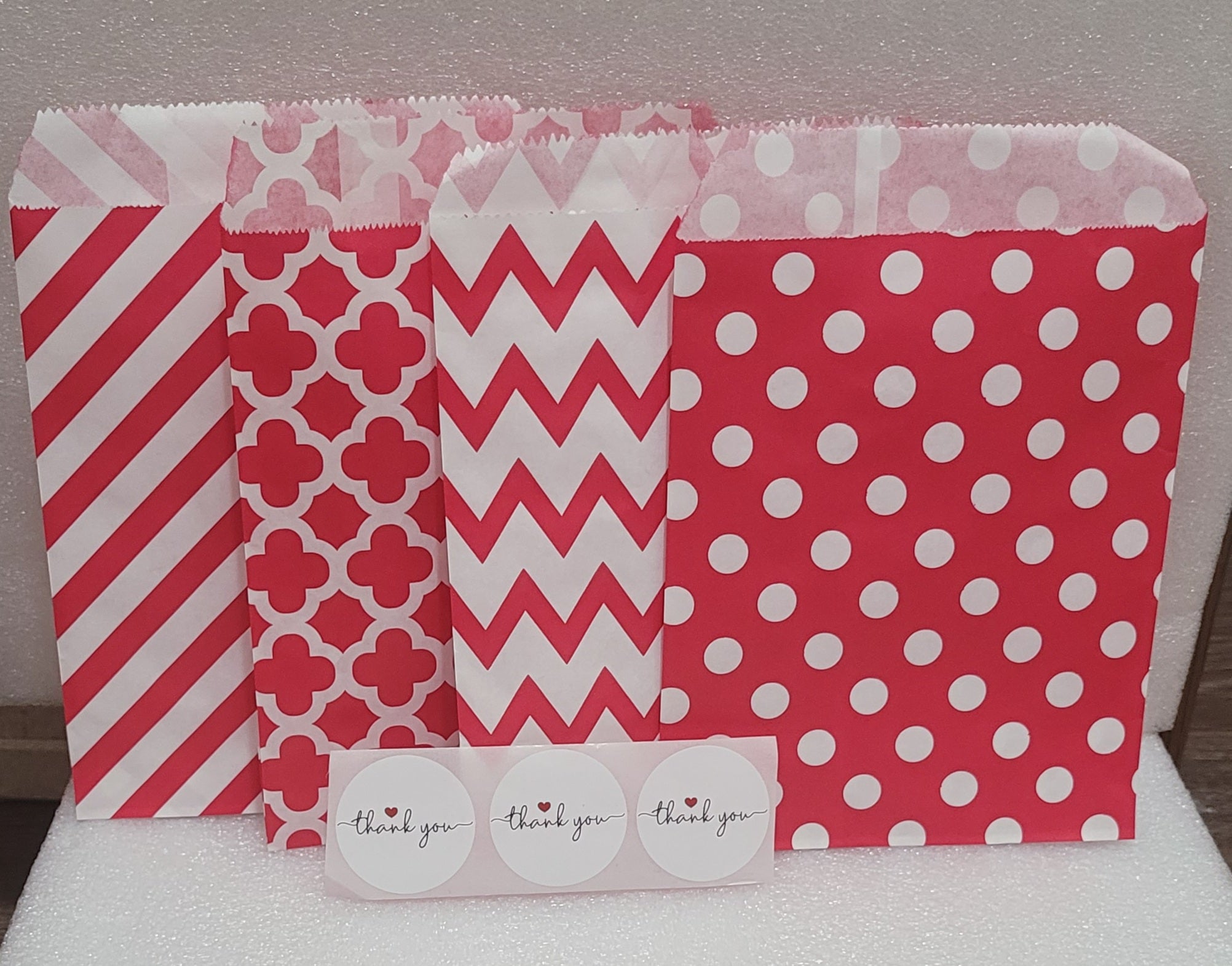 Bolsas de Papel 5x7 Red