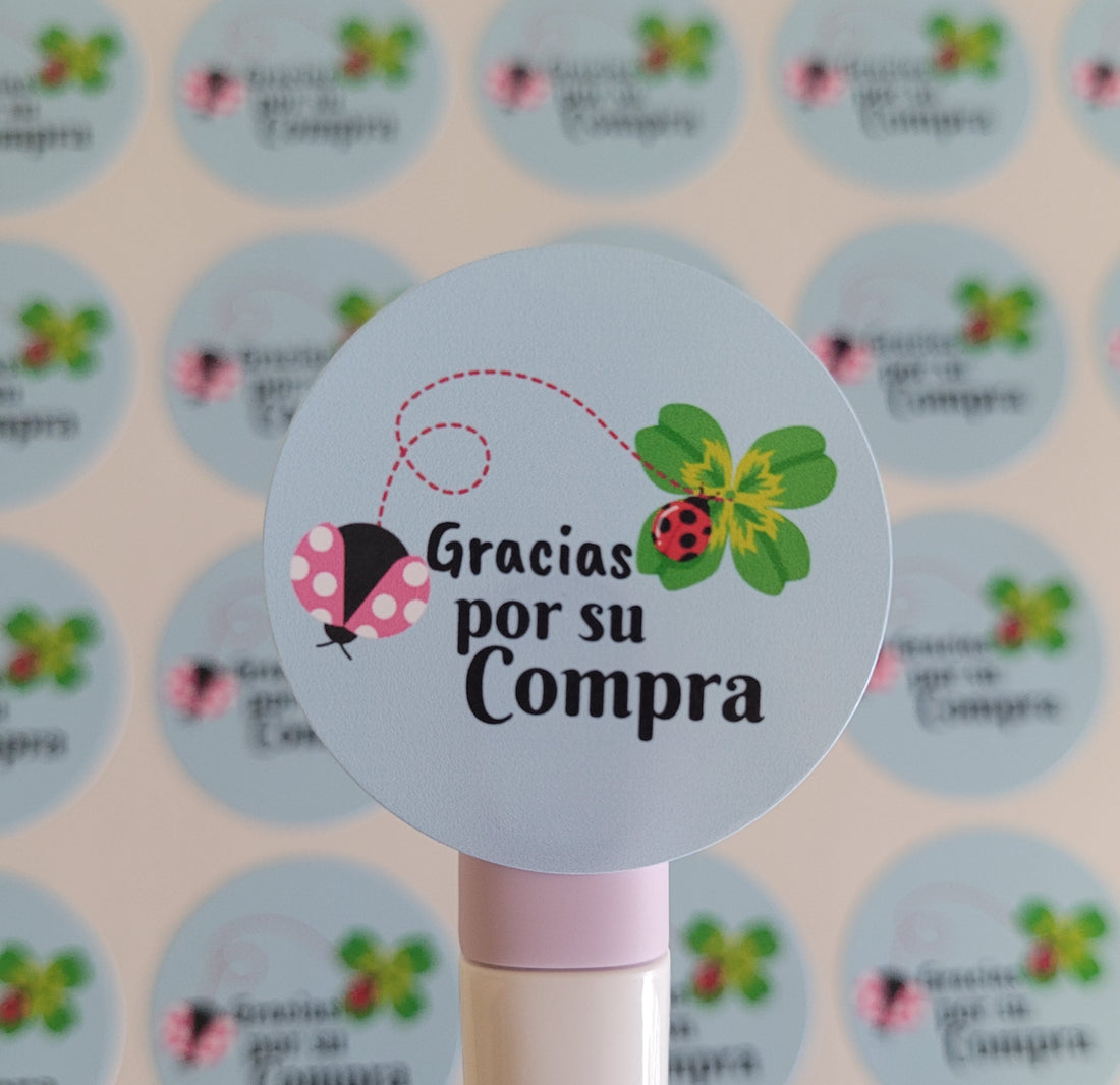 120 Sticker Prediseñado ALC Ladybug 1.5&quot;