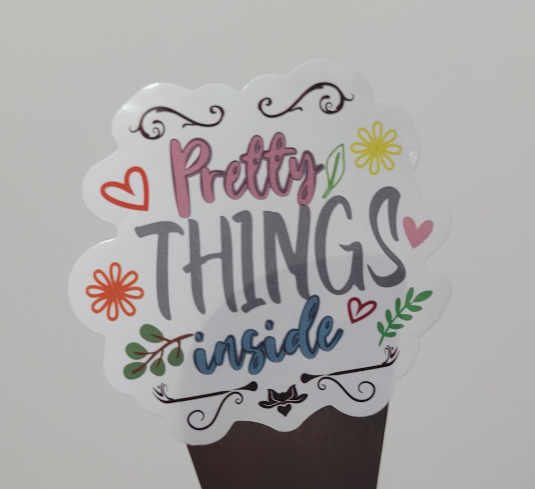 100 Stickers Prediseñado Pretty Things Inside