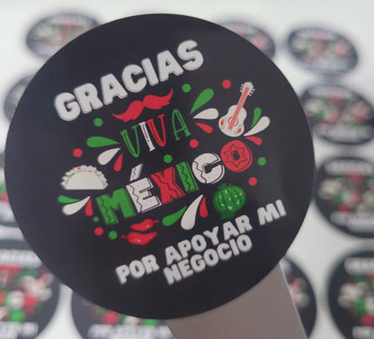 100 Stickers 2&quot; Mexico