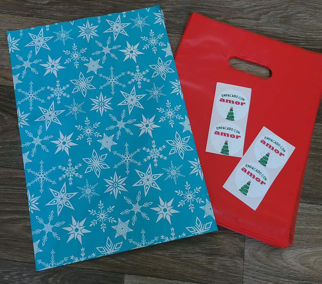 Combo 10x13 Christmas Teal/Red