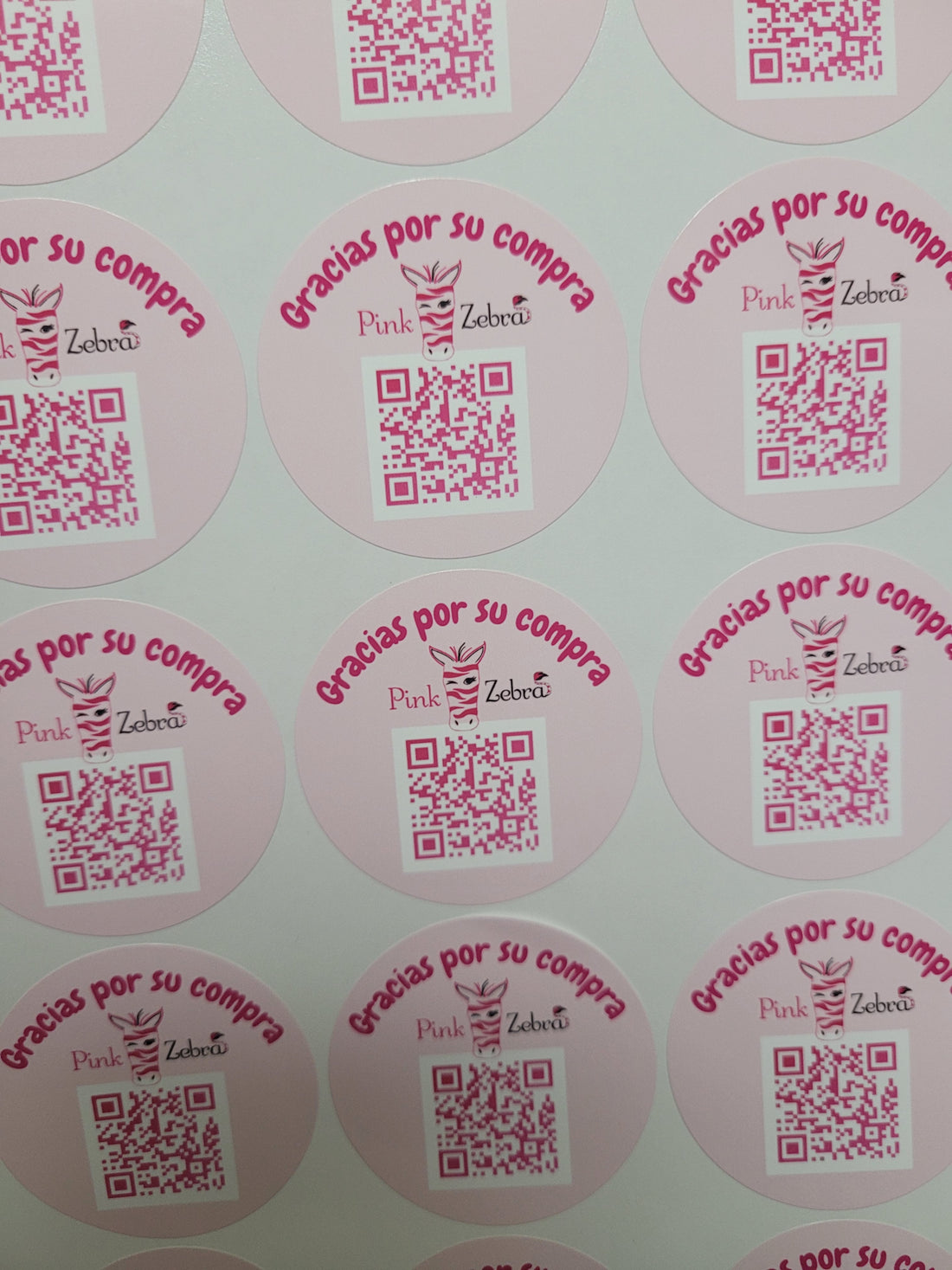 Stickers Circular 2&quot; QR Code Stickers
