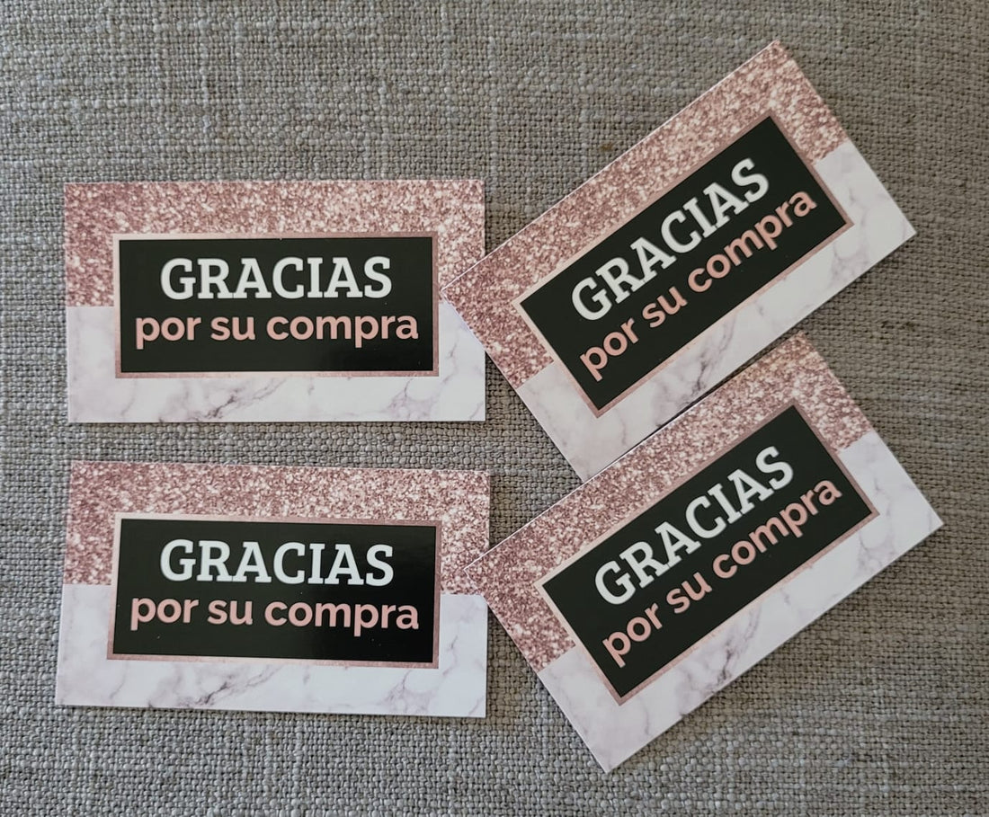 Tarjetas Agradecimiento Elegant