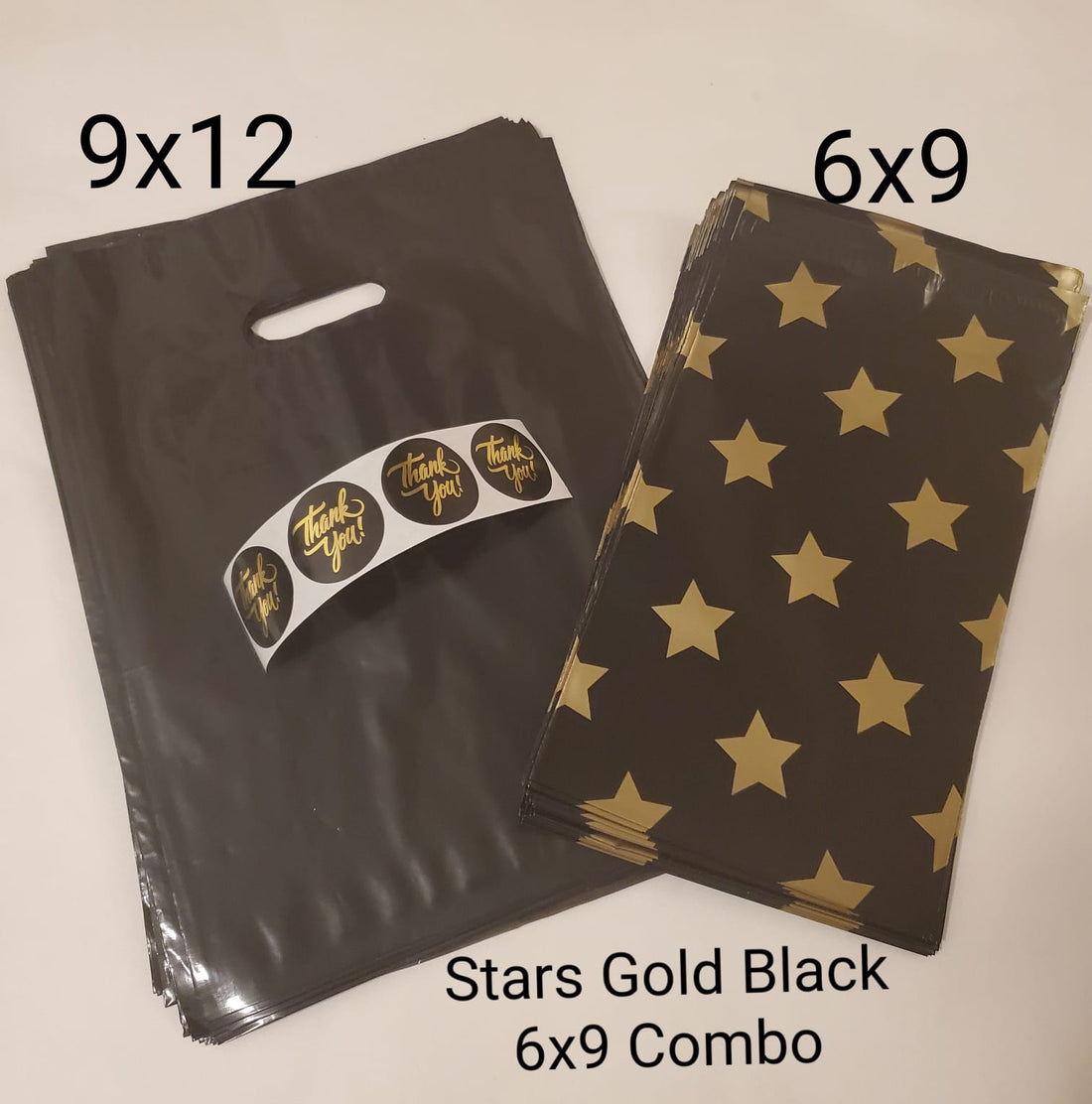 Stars Gold Black