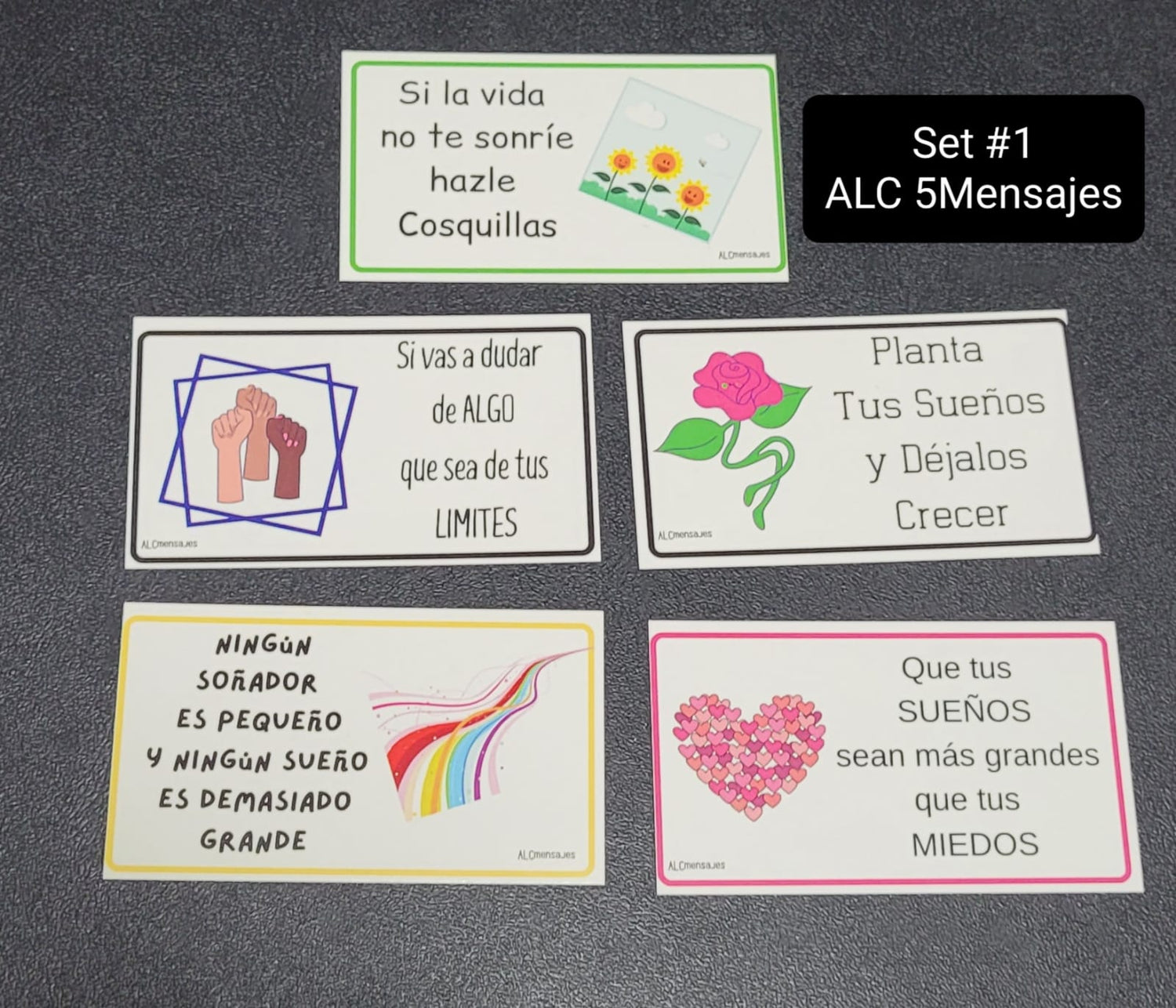 Tarjetas 5Mensajes Set