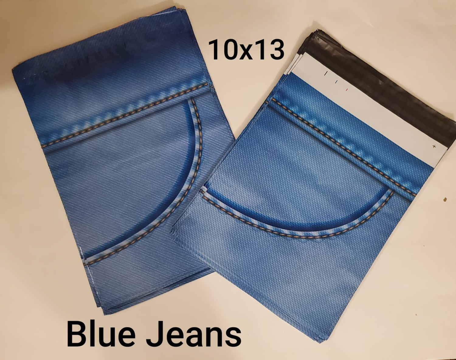 10x13 Bolsa de Envio Jeans