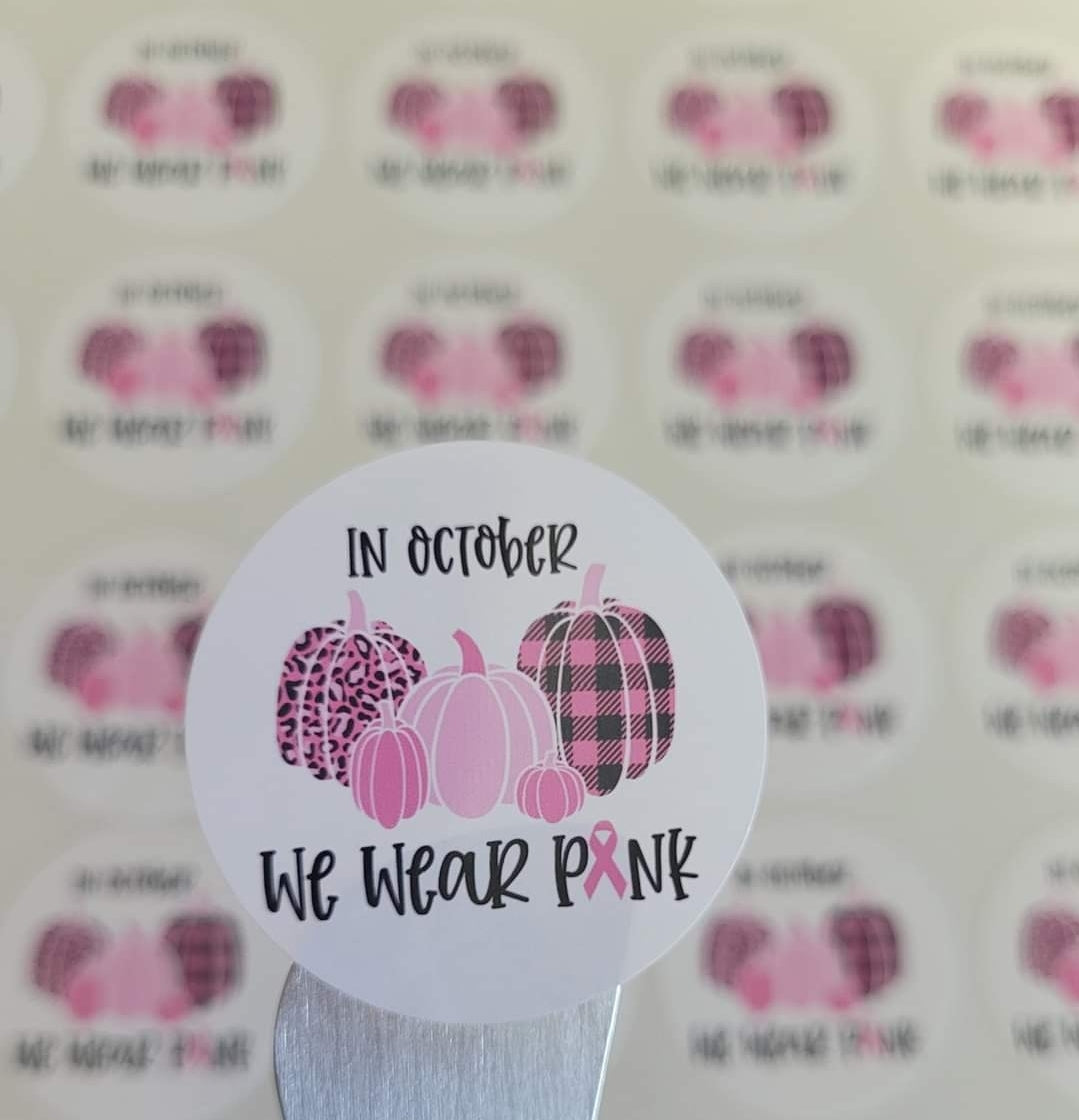 Sticker Prediseñado 1.5&quot; October Pink
